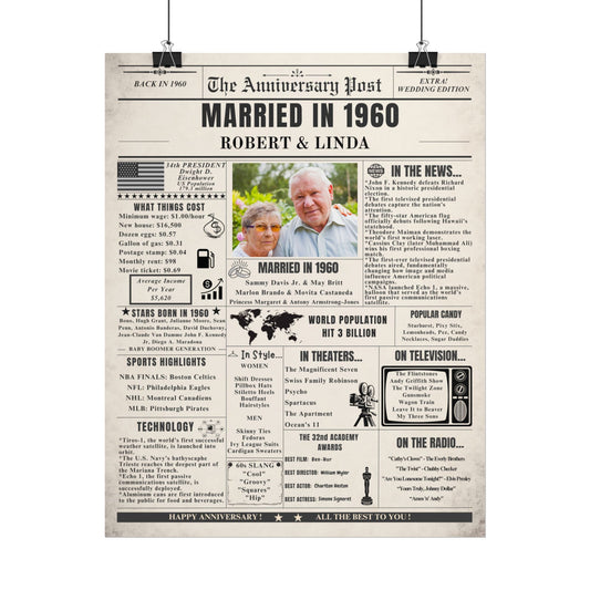 Married in 1960 - Customizable Headline and Image